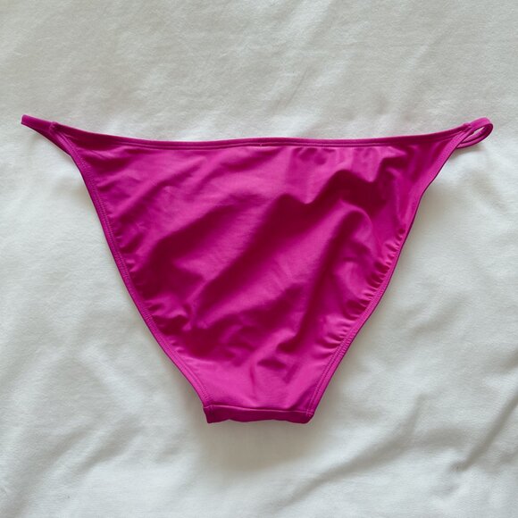 Wild Fable NWT purple low rise high leg cheeky bikini bathing suit bottoms XL - Picture 2 of 14